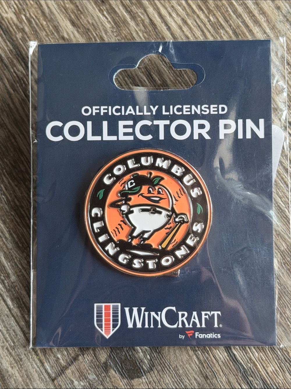 Columbus Clingstones WinCraft Collector Pin MiLB Baseball NWT